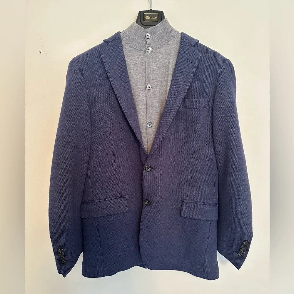Brooks Brothers Regent Fit Two-Button Knit Sport Coat- Size 40R - Picture 1 of 8